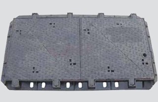 NẮP BỂ CÁP GANG CẦU 4 CÁNH NBC- 1695-01