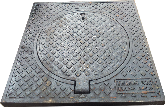 NẮP HỐ GA GANG XÁM