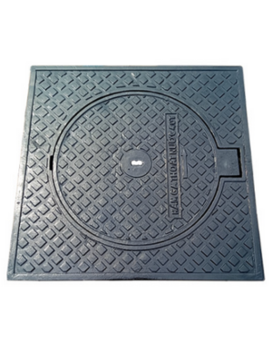 NẮP HỐ GA KHUNG VUÔNG DƯƠNG NẮP TRÒN NHG-KD900