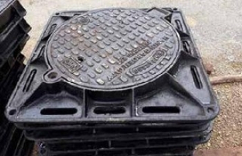 NẮP HỐ GA GANG CẦU KHUNG VUÔNG ÂM NẮP TRÒN NHC-A8060